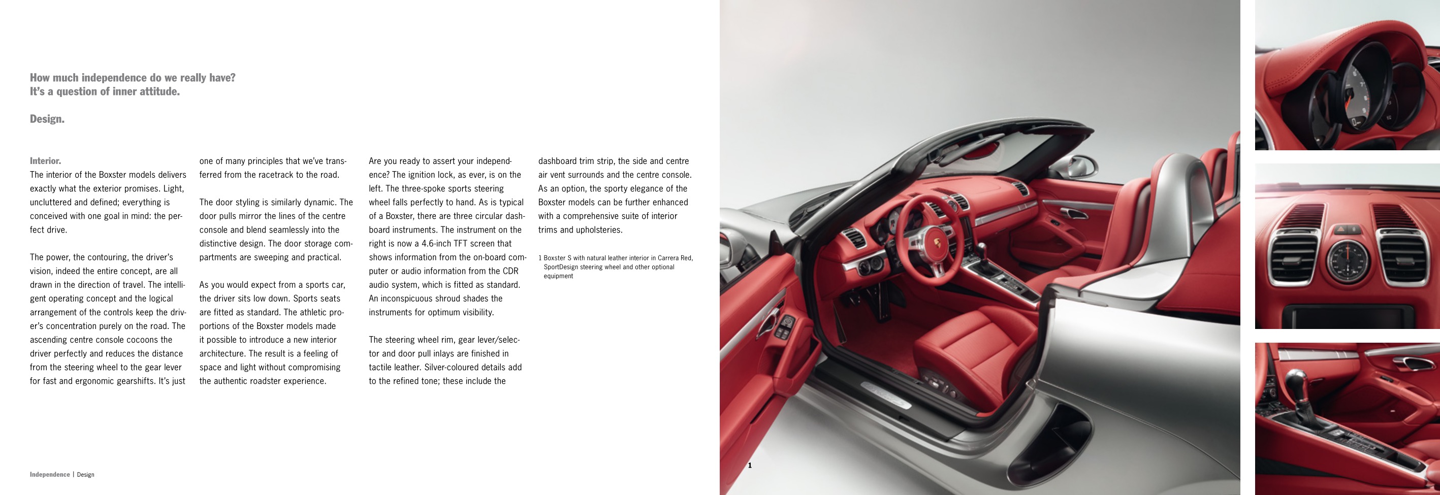 2013 Porsche Boxster Brochure Page 35